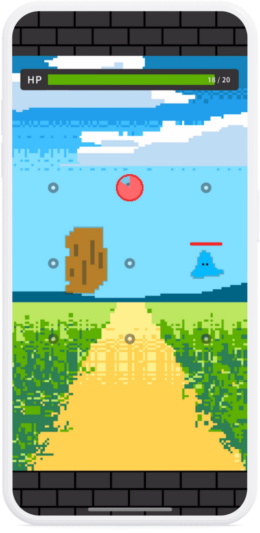 ピクセルスラッシュ mockup